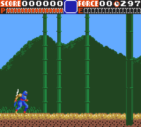 Ninja Gaiden - Game Gear game screenshot (1991) by Sega